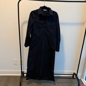 Zara Poplin Maxi Dress